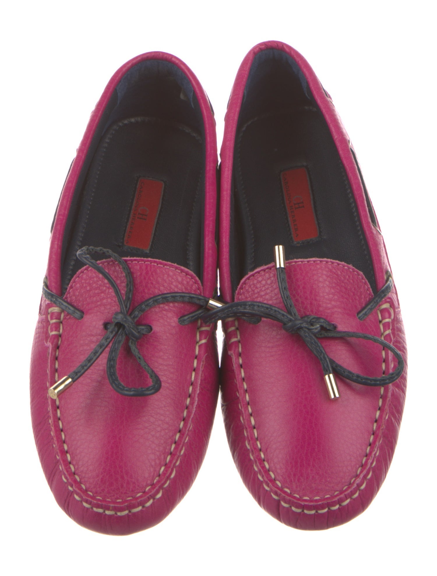 CH Carolina Herrera Leather Loafers